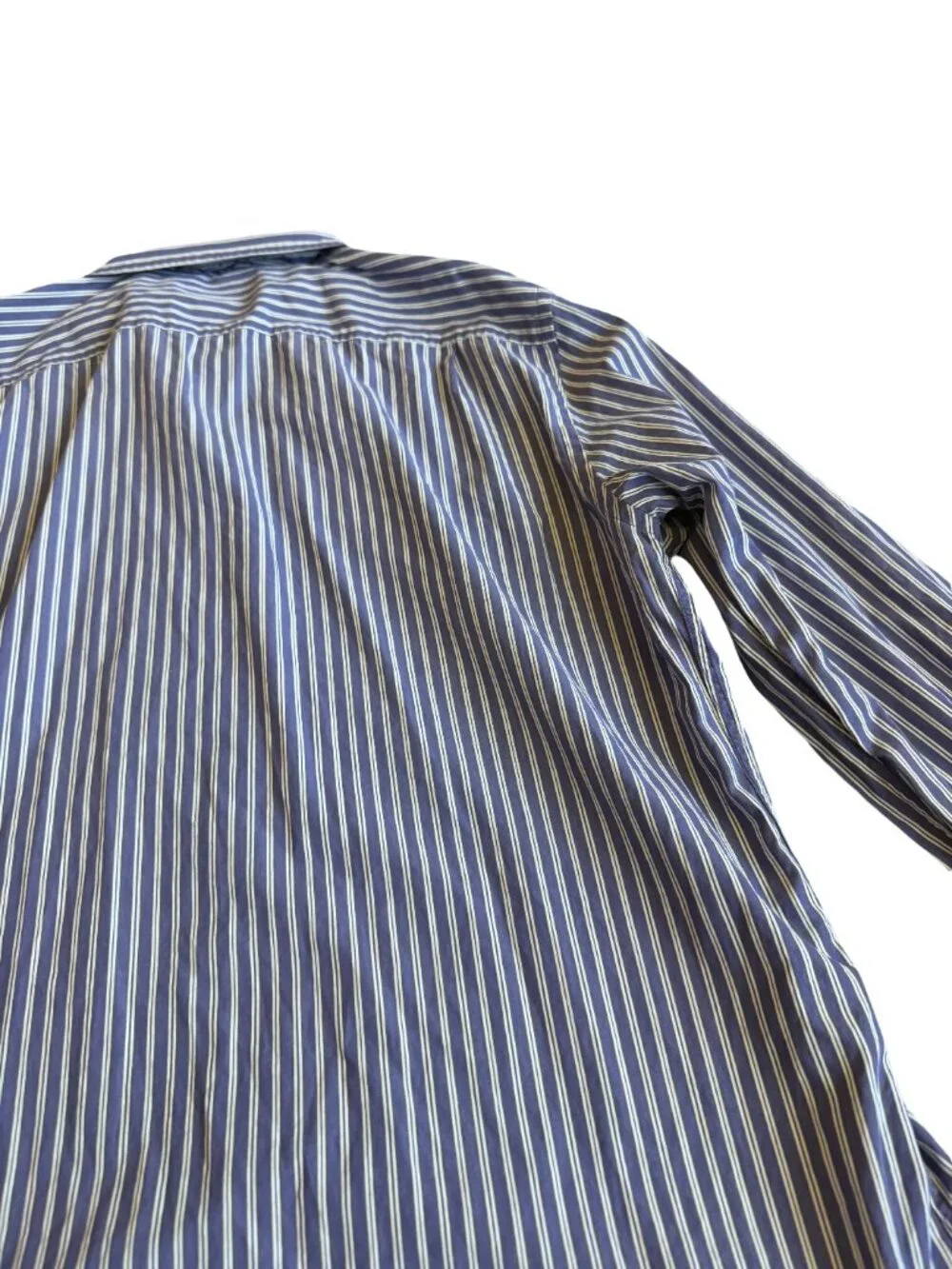 Pink Thomas Pink Purple White Stripe Dress Shirt Long Sleeve Casual Work Large